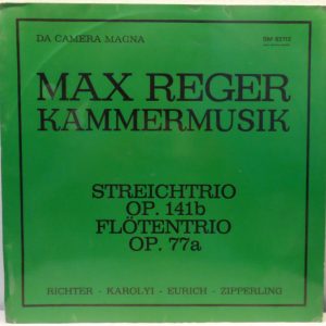 Max Reger – Chamber Music – String Trio / Flute Trio LP Richter Karolyi Eurich