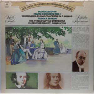 Mendelssohn – Piano Concerto No. 1 / Schumann – Piano Concerto SERKIN / ORMANDY