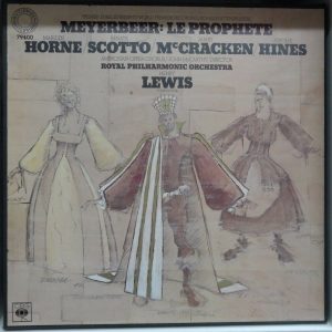 Meyerbeer – Le Prophete Henry Lewis Horne Scotto CBS 79400 4 LP Box ex
