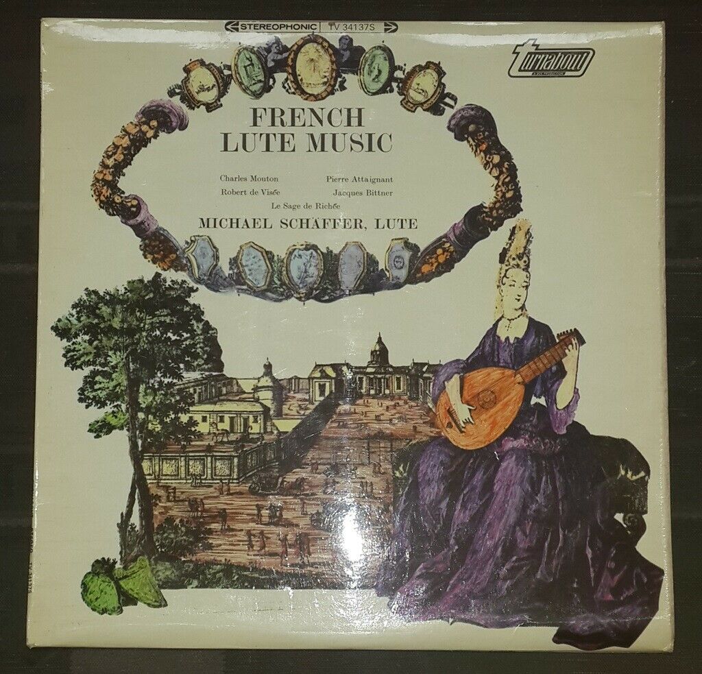 Michael Schaffer ‎- French Lute Music Turnabout TV 34137S lp 1968