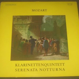 Mozart Clarinet quintet / Serenata Notturna Kussmaul Quartet Sastruphon LP