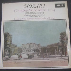 Mozart Complete Wind Music Vol. 4 / Jack Brymer London Wind  Decca LXT 6052 lp