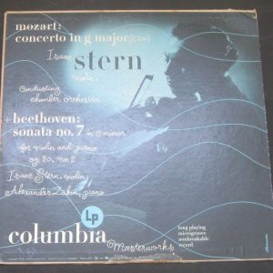 Mozart Concerto in G Beethoven Sonata No. 7 Stern Zakin COLUMBIA ML 4326 BLUE lp