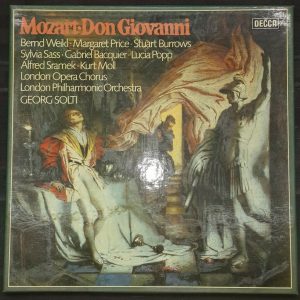 Mozart Don Giovanni Solti Decca 6.35475 4 lp Box