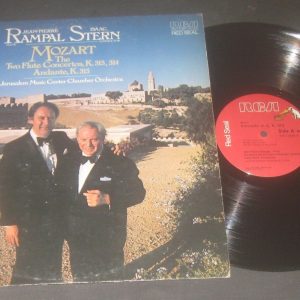 Mozart Flute Concertos Stern Rampal RCA AGL1-3084 USA LP EX