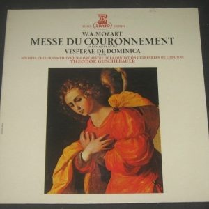 Mozart : From Coronation Mass – Vesperae De Dominica Guschlbauer  ERATO lp EX