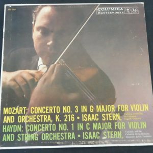 Mozart / Haydn  Violin Concertos Zakin Stern Columbia ML 5248 6 Eye LP 50’s EX