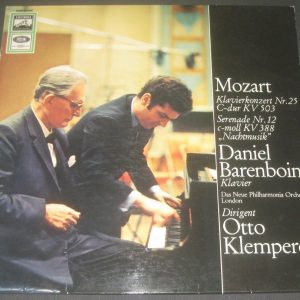 Mozart Piano Concerto Barenboim Klemperer EMI Electrola Gold SME 91696 LP EX