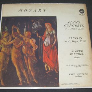 Mozart Piano Concerto K.503 / Rondo k.382 BRANDEL , ANGERER . Vox lp 1963