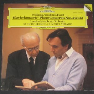 Mozart – Piano Concerto No 21 & 23 Rudolf Serkin Claudio Aabbado LSO DGG DIGITAL