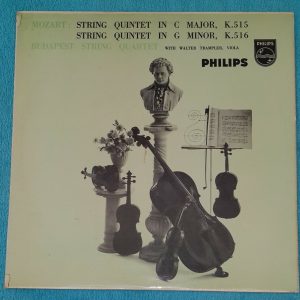 Mozart String Quintets Budapest String Quartet Philips ABL 3208 LP ED1 EX