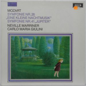 Mozart – Symphony No 26 & 41 Jupiter Neville Marriner Carlo Maria Giulini Decca