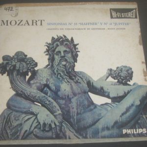 Mozart  Symphony  No. 41 and 35 Jochum Philips A 835079 Y LP