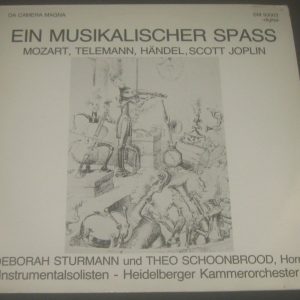 Mozart Telemann Handel Joplin Lodge Da Camera Magna LP Heidelberger Chamber