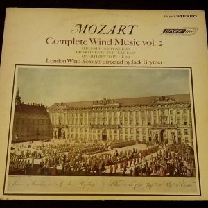 Mozart Wind Music  London Wind Soloists  Jack Brymer  London CS 6347 LP EX 1963