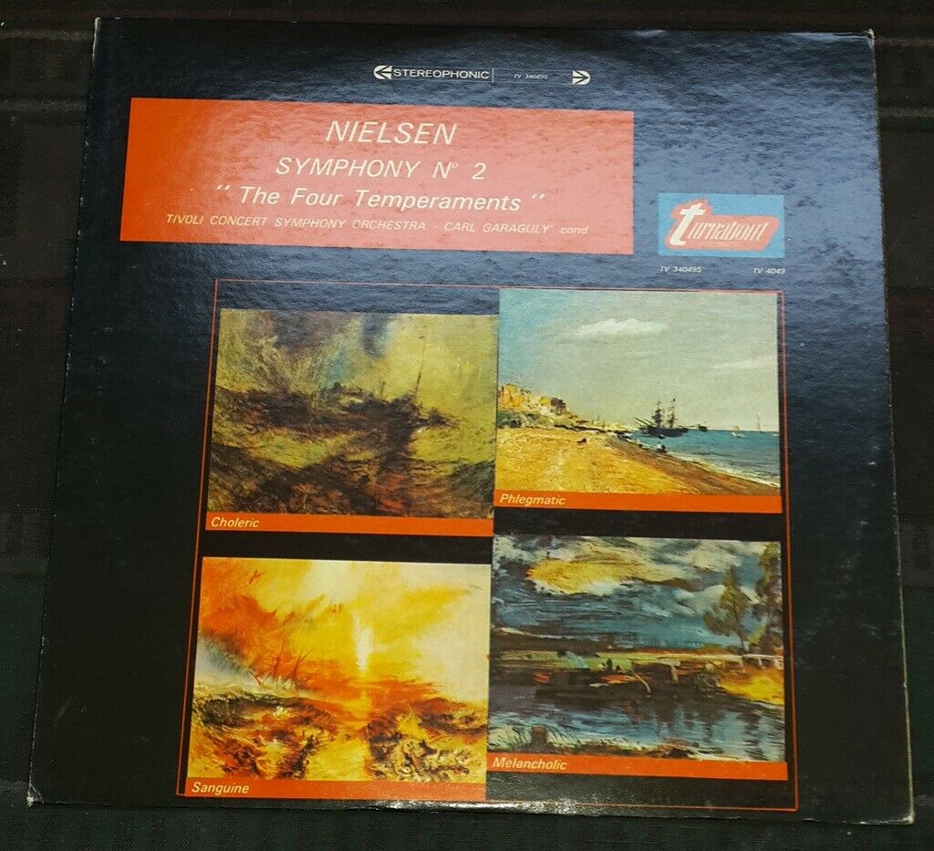 Nielsen ‎- Symphony No. 2 The Four Temperaments Garaguly Turnabout TV 34049S LP