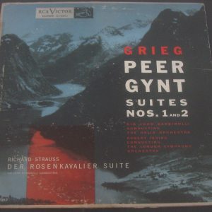 PEER GYNT Suite No. 1 / 2 STRAUSS Der Rosenkavalier Barbirolli RCA LBC 1017 LP