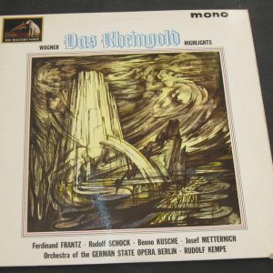 RUDOLF KEMPE Wagner Rheingold ( Highlights ) HMV ALP 1984 UK 1963 lp RARE