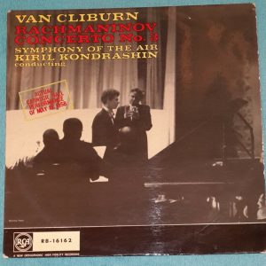 Rachmaninov – Concerto No.3 Kondrashin Van Cliburn RCA RB-16162 LP ED1 1959