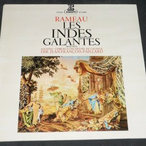 Rameau : Les Indes Galantes Jean-Francois Paillard Erato STU 71305 lp EX