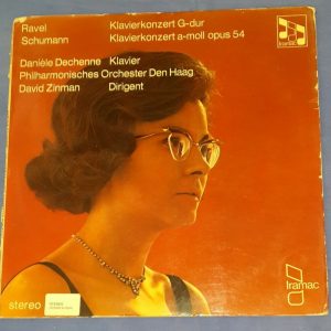 Ravel / Schumann Piano Concertos David Zinman , Daniele Dechenne  Iramac 6530 LP