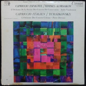 Rimsky Korsakov CAPPRICIO ESPAGNOL / Tchaikovsky CAPPRICIO ITALIEN DERVAOUX LP
