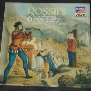 Rossini ‎– 6 Famous Overtures Gardelli Decca  VIV 52 LP EX