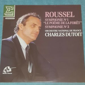 Roussel – Symphony No. 1 & 3   Charles Dutoit  Erato NUM 75283 LP EX