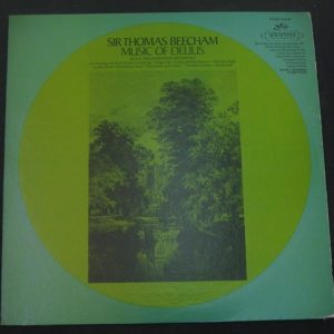 SIR THOMAS BEECHAM LP MUSIC OF DELIUS SERAPHIM S-60185 lp EX