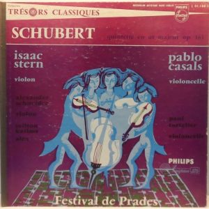 STERN CASALS TORTELIER Scubert String Quintet PHILIPS microgroove ED1 France