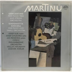 SUK / CHUCHRO / PANENKA Martinu – Concertino for Piano & String Supraphon QUAD
