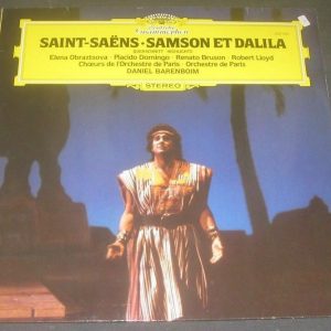 Saints Saens – Sampson et Dalila Barenboim Domingo Obraztsova DGG 2537 056 LP EX