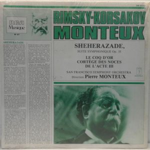 San Francisco / Monteux RIMSKY-KORSAKOV – Sheherazade / Le Coq D’Or LP RCA