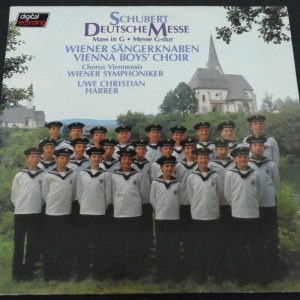 Schubert : Mass in C Deutsche Messe Vienna Boys’ Choir Harrer  Philips lp ex