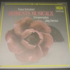 Schubert – Moments Musicaux Jorg Demus – Piano  DGG 410 683-1 LP EX