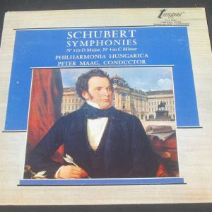 Schubert – Symphonies no. 3 & 4  Peter Maag Turnabout TV-S 34361 lp EX