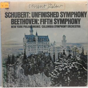 Schubert – Unfinished Symphony / Beethoven – Fifth New York Philharmonic WALTER