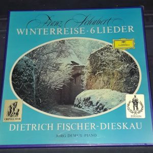 Schubert Winterreise 6 Lieder Fischer-Dieskau Demus DGG 2707 028 2 LP BOX  Mint