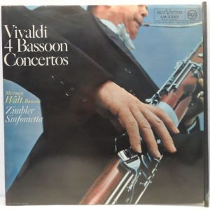 Sherman Walt / Zimbler Sinfonietta VIVALDI – 4 Bassoon Concertos RCA LM-2353 ED1