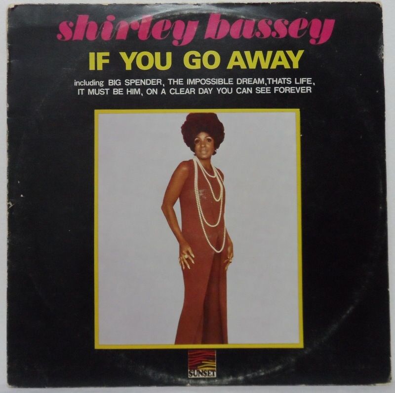 Shirley Bassey - If You Go Away - Big Spender LP RARE ISRAEL UNIQUE ...
