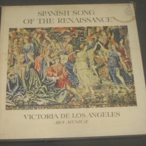 Spanish Song Of The Renaissance Victoria De Los Angeles Ars Musicae Angel LP Box