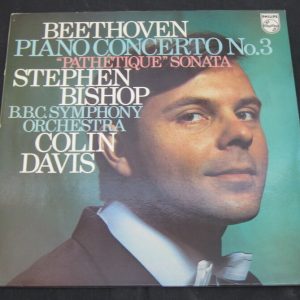 Stephen Bishop – Beethoven Piano Concerto no 3 , Sonata no 8 Philips lp