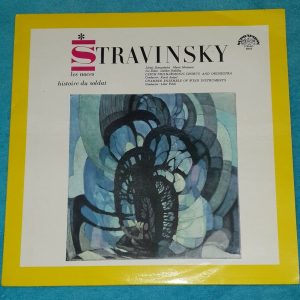 Stravinsky ‎– Les Noces / Histoire Du Soldat Ancerl Supraphon ‎LP EX