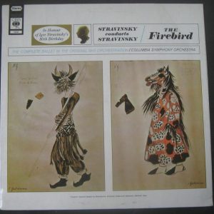 Stravinsky – The Firebird CBS ?– SBRG 72046 lp EX