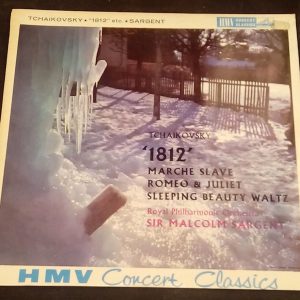 Tchaikovsky 1812 Overture Etc Sir Malcolm Sargent HMV XLP 20023 LP EX