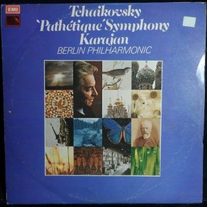 Tchaikovsky Pathetique Symphony BERLIN PHILHARMONIC KARAJAN EMI HMV ASD 2816 LP