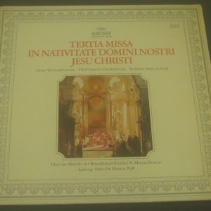 Tertia Missa In Nativitate Domini Nostri Jesu Christi  Archiv 198 036 LP EX