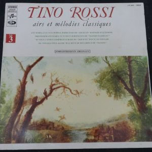 Tino Rossi ‎– Airs Et Mélodies Classiques  Columbia ‎ 2 C 062 – 15603  lp ex