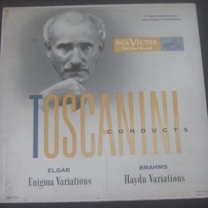 Toscanini – Elgar / Brahms RCA Victor LM 1725 LP EX