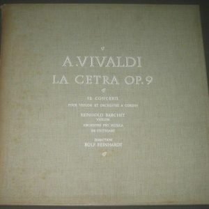 VIVALDI La Cetra Op. 9 BARCHET / REINHARDT  VOX DL 203 3 LP Box RARE